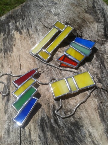 Markéta Haflantová - vitráže - šperky